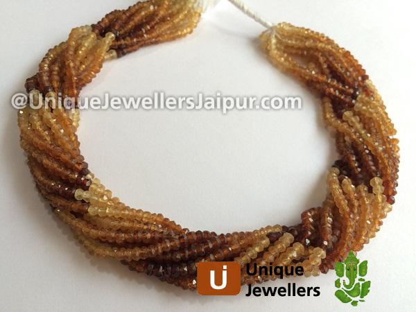 Haesonite Faceted Roundelle Beads